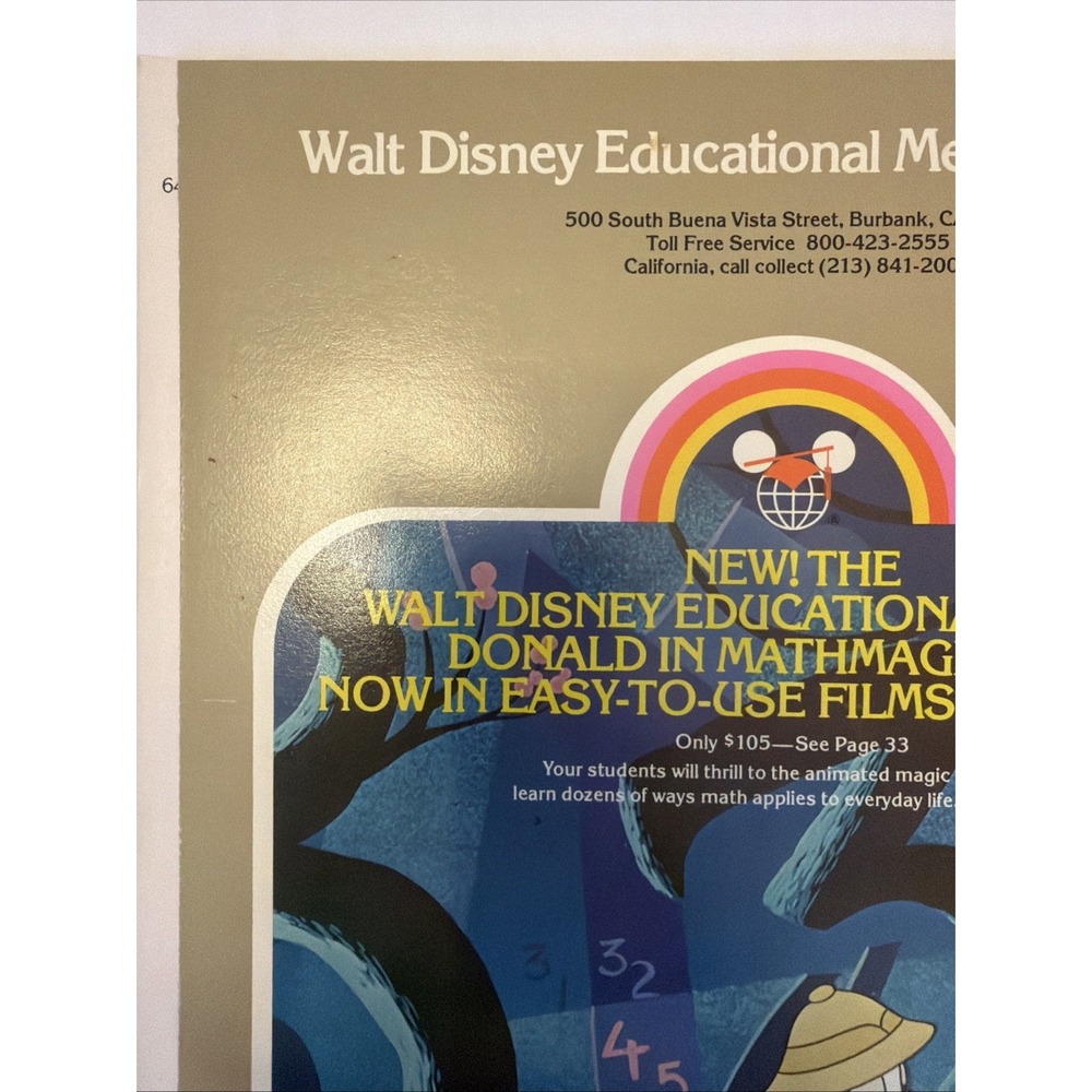 Walt Disney Rental Film Catalog 1977 16mm Family Entertainment Educational - Picture 5 of 5